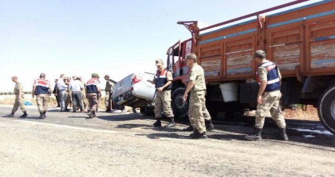 Kilis'te askeri araç çarpıştı: 1 şehit, 6 yaralı