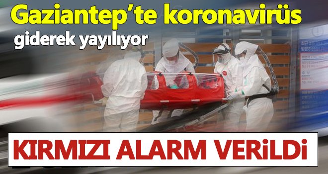 Kırmızı alarm! Gaziantep'te bankalar caddesi kırmızıya büründü