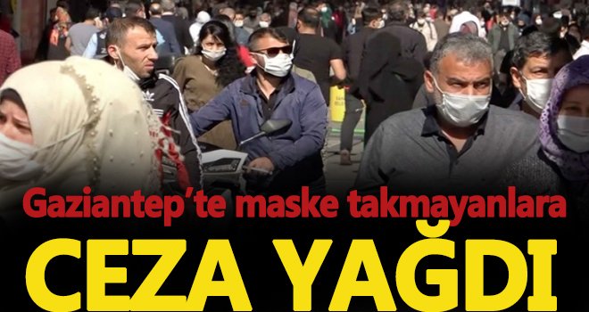 Maske takmayan bin 30 kişiye ceza yağdı...