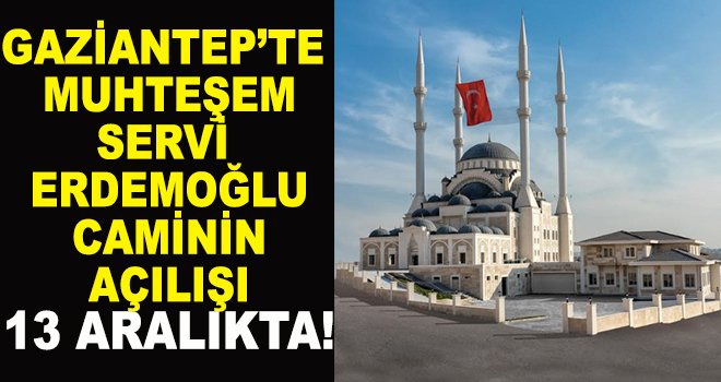 Merinos Servi Erdemoğlu cami açılıyor