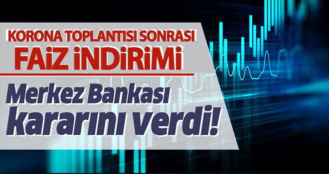 Merkez Bankası'ndan faiz indirimi!..