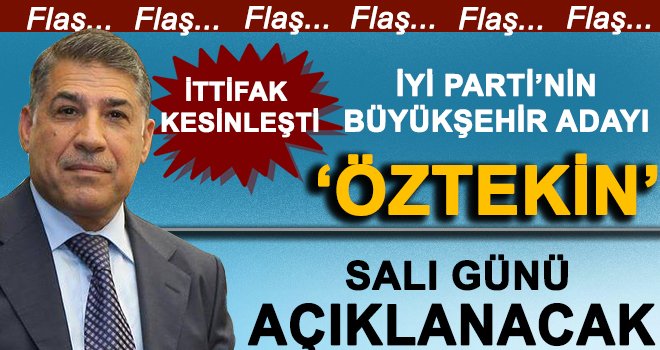 Millet ittifakı 'Öztekin' diyor!..