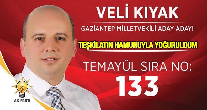 Milletvekili aday adayı Veli Kıyak Temayülde destek bekliyor