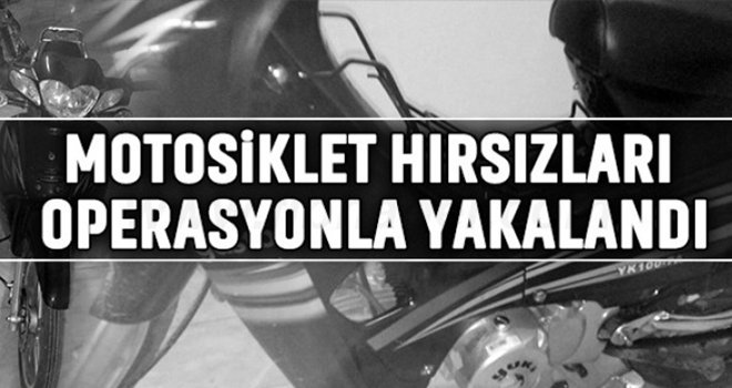 Motosiklet hırsızlığı şüphelisi tutuklandı