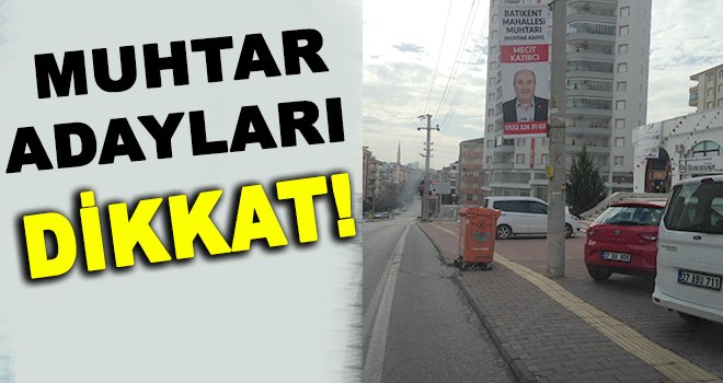 Muhtar adaylarına YSK’dan seçim yasağı