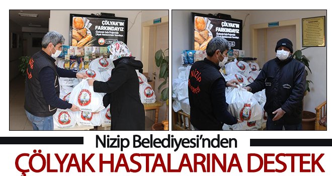 Nizip Belediyesi’nden çölyak hastalarına destek