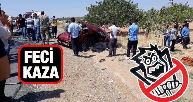 Nizip-Birecik yolunda feci kaza: 5 ölü, 2 yaralı