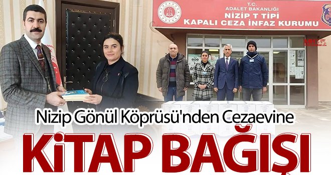 Nizip Gönül Köprüsü'nden Cezaevine kitap bağışı