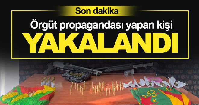 Nizip’te örgüt propagandası yapan kişi yakalandı