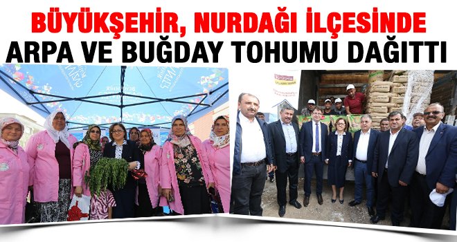 Nurdağı'nda 630 çiftçiye tohum 