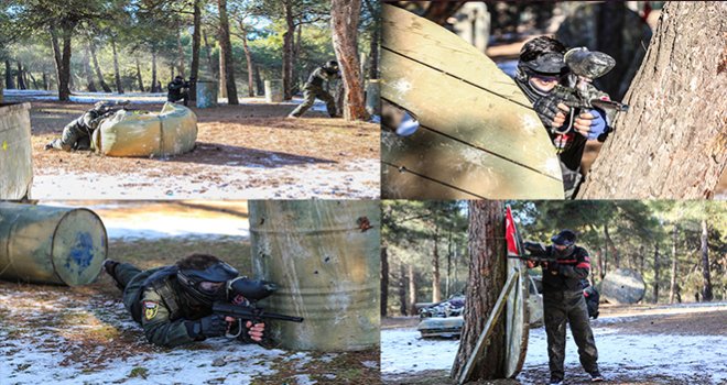 Öğretmenler, Şehitkamil’de Paintball İle Stres Attı