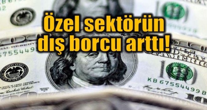 Özel sektörün dış borçları 233 milyar doları aştı