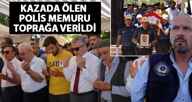 Polis memuru, gözyaşları arasında toprağa verildi