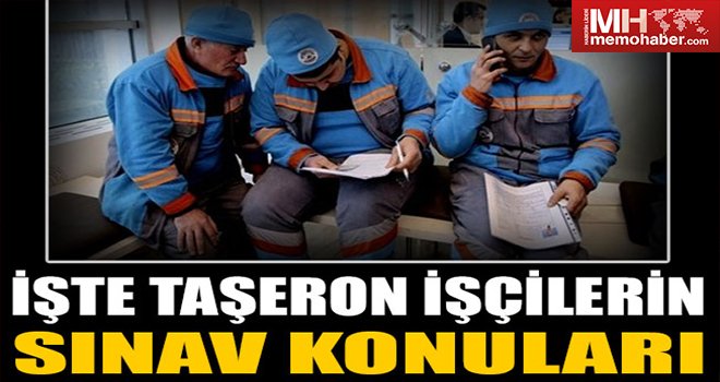 Sağlıktaki Taşeron işçilerin sınav konuları belirlendi