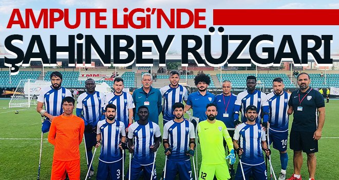 Şahinbey Ampute, üçüncü maçını 8-0 kazandı