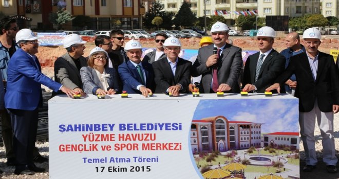 ŞAHİNBEY SPOR TESİSİNİN TEMELİ ATILDI