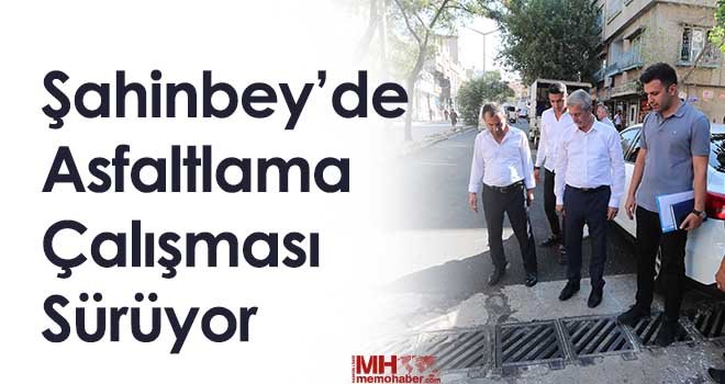 Şahinbey’de asfaltlama çalışması sürüyor