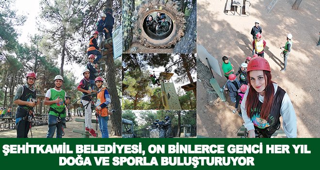 Şehitkamil'de gençler doğada buluşuyor