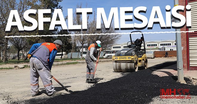 Şehitkamil’de yoğun asfalt mesaisi