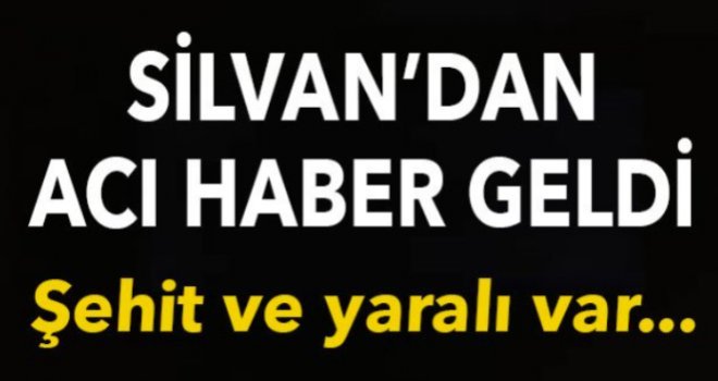 Silvan'da PKK saldırısı: 1 şehit, 6 yaralı