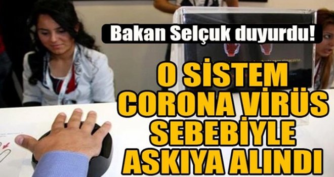 Son dakika... Biyometrik Kimlik Doğrulama Sistemi askıya alındı