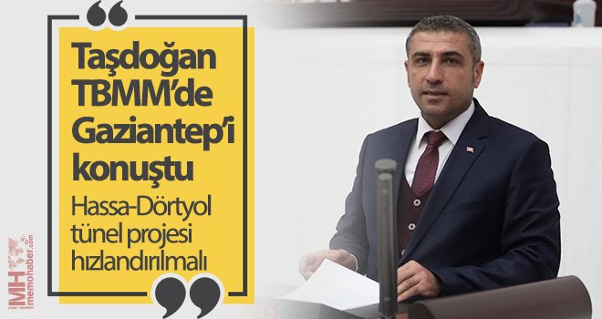 Taşdoğan TBMM’de Gaziantep’i konuştu