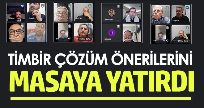 TİMBİR Çözüm Önerilerini Masaya Yatırdı