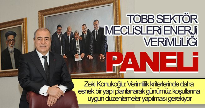 TOBB sektör meclisleri enerji verimliliği paneli