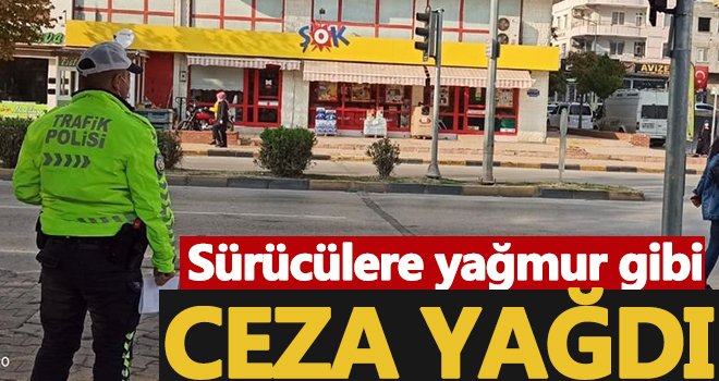 Trafik denetimlerinde 167 sürücüye ceza