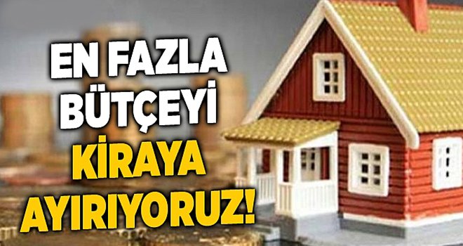 TÜİK açıkladı! Kazancın yarısı kiraya gidiyor