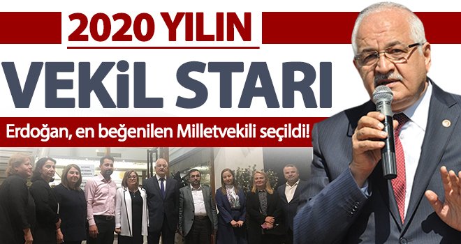 Vekil Erdoğan 2020'nin en beğenilen Milletvekilleri listesinde