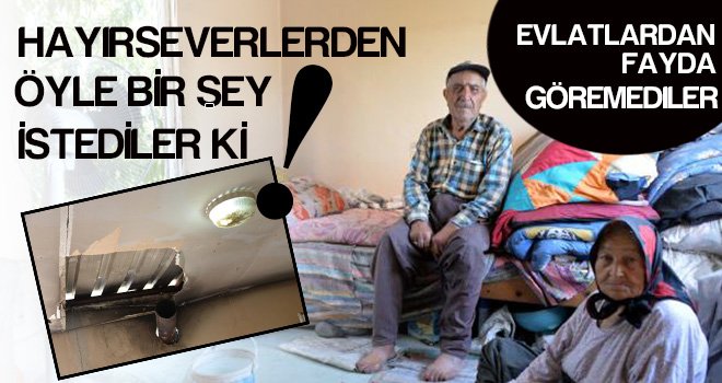 Yaşlı çiftten yürek burkan istek